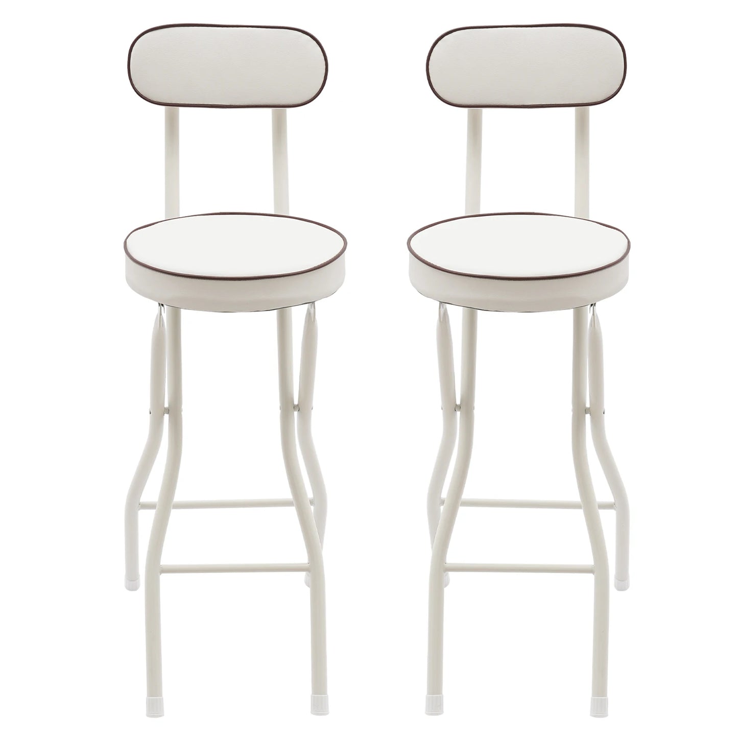 2pc Foldable w/Cushion Bar Stool