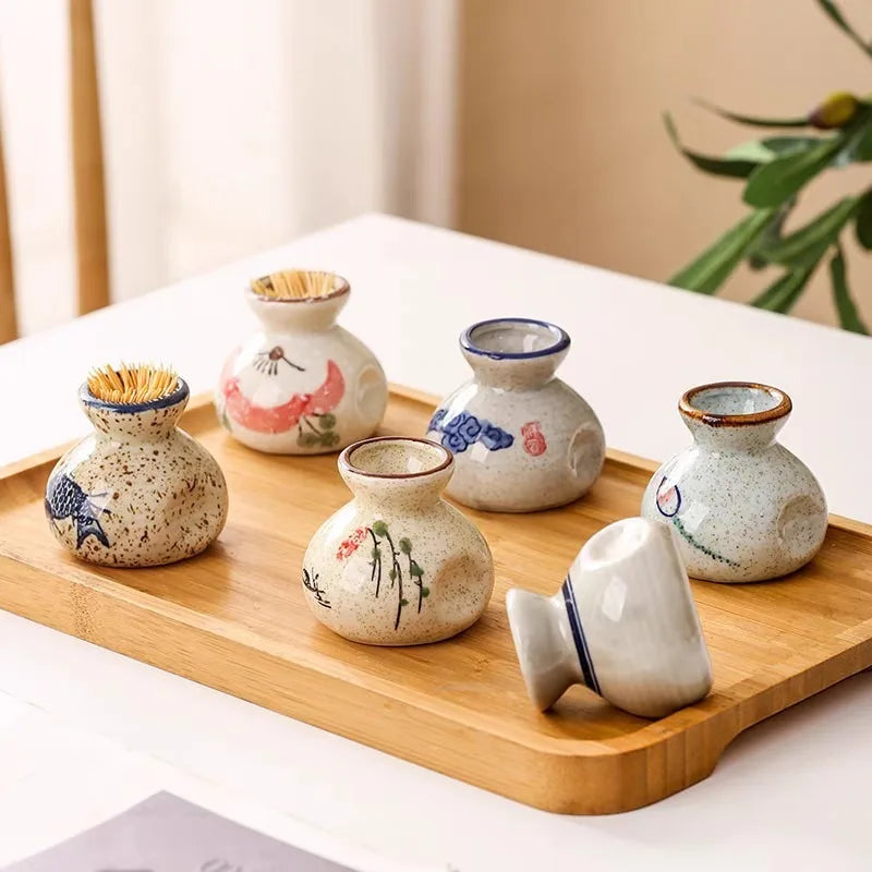 1pc Chinese Style Ceramic Small Vases