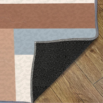 Abstract Geometric Large Area Anti-Slip Floor Mat