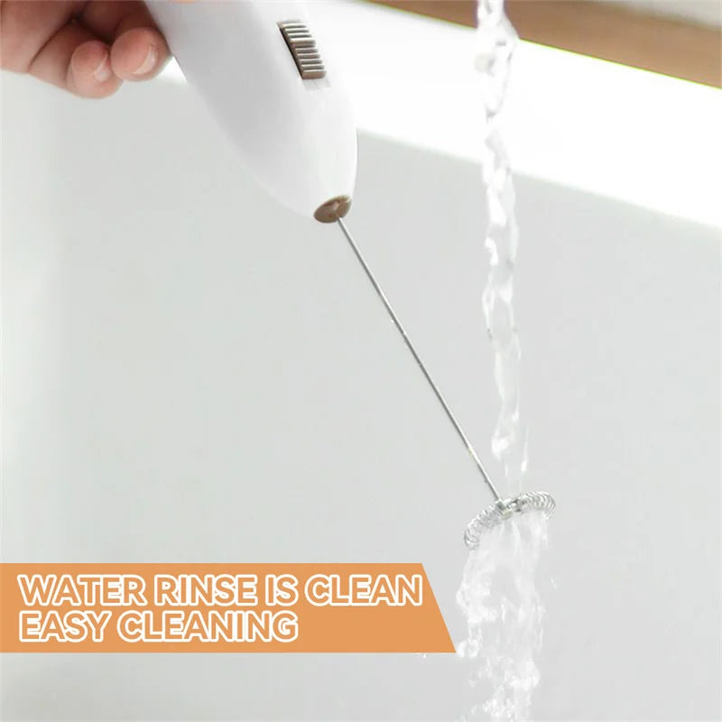 Mini Electric Handheld Egg Beater, Cappuccino, Mixer