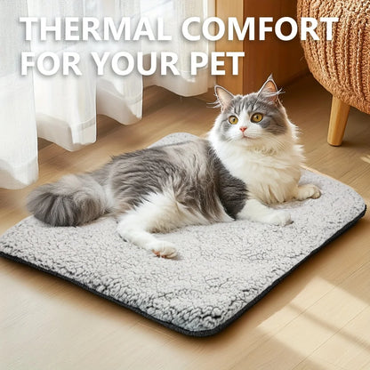 Self-Heating Pet Pad, Warm Cushion, Washable