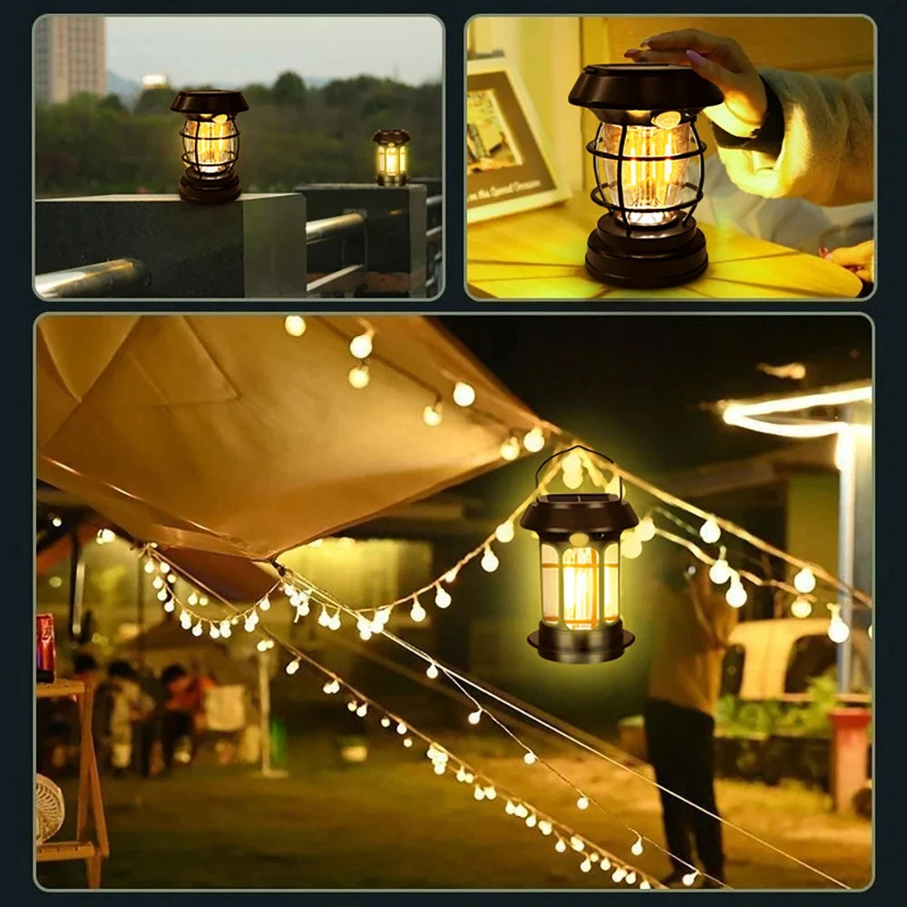 1pc Solar Motion Sensor Lanterns, Outdoor Hanging Lamps, Waterproof Lights