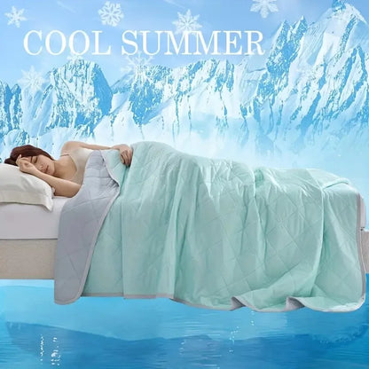 1pc Large Dual-Sided Soft & Lightweight Summer Cooling Blanket