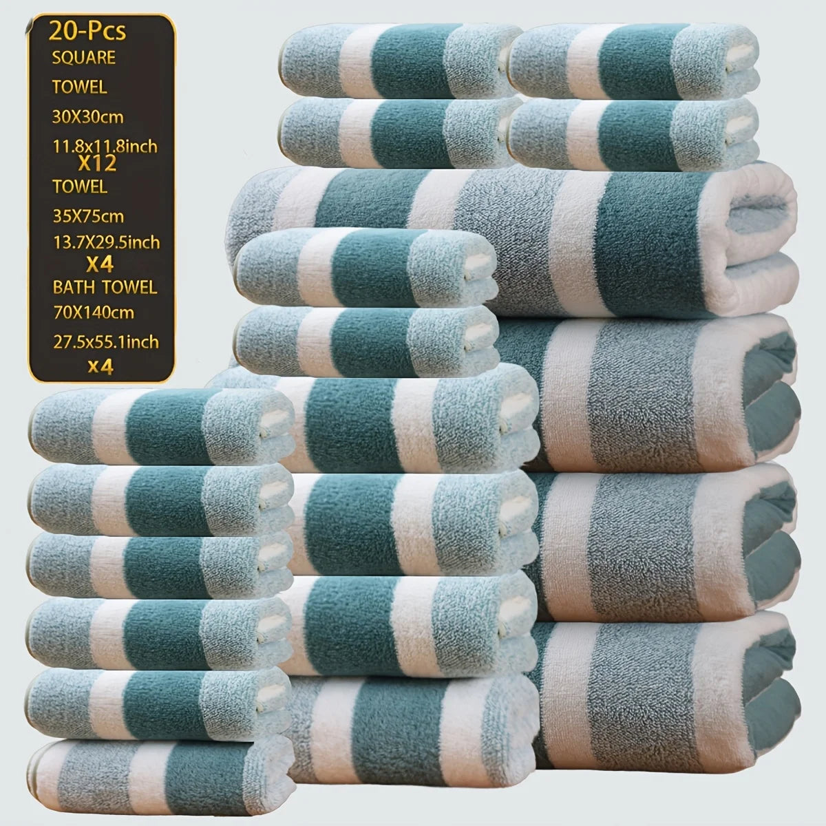 Ultra-Soft Coral Fleece Towel Set, Quick-Dry, Cozy Texture