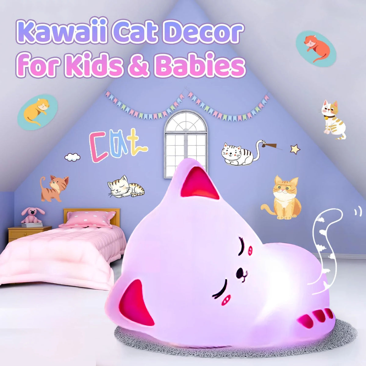 LED Cat Night Light