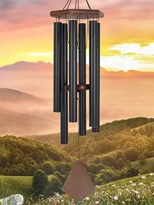 36"Deep Tone Wind Chimes with 6 Metal Tubes