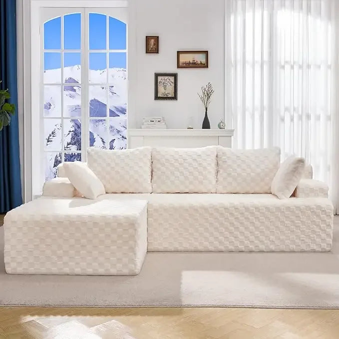 L-Shape Memory Foam, Modular Sectional Sofa, Couch