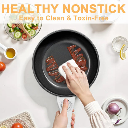 Portable, Multi-food Non-Stick Electric Hot Pot, 1.5L
