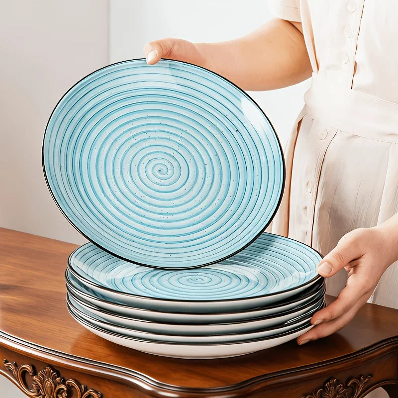 Ceramic Dinnerware, Stoneware Set for 6