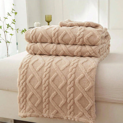 1pc Single-Layer Coral Fleece Blanket, Lightweight & Multi-Purpose