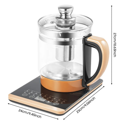 1.8L Electric Tea Kettle, Pot w/12 Independent Warming Stages