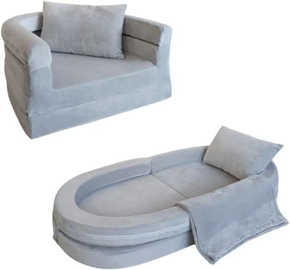 3-in-1 Convertible Sofa Kids Foam Couch