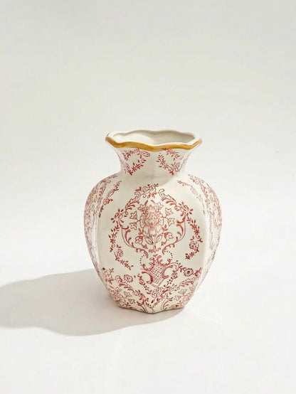 1 Pc Blue & White Porcelain Retro Chinese Vase