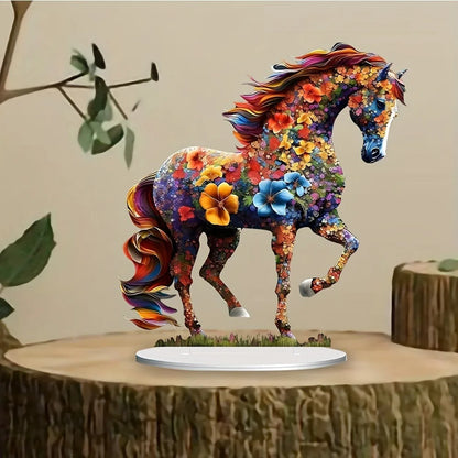 Colored Horse Statue Light Catcher