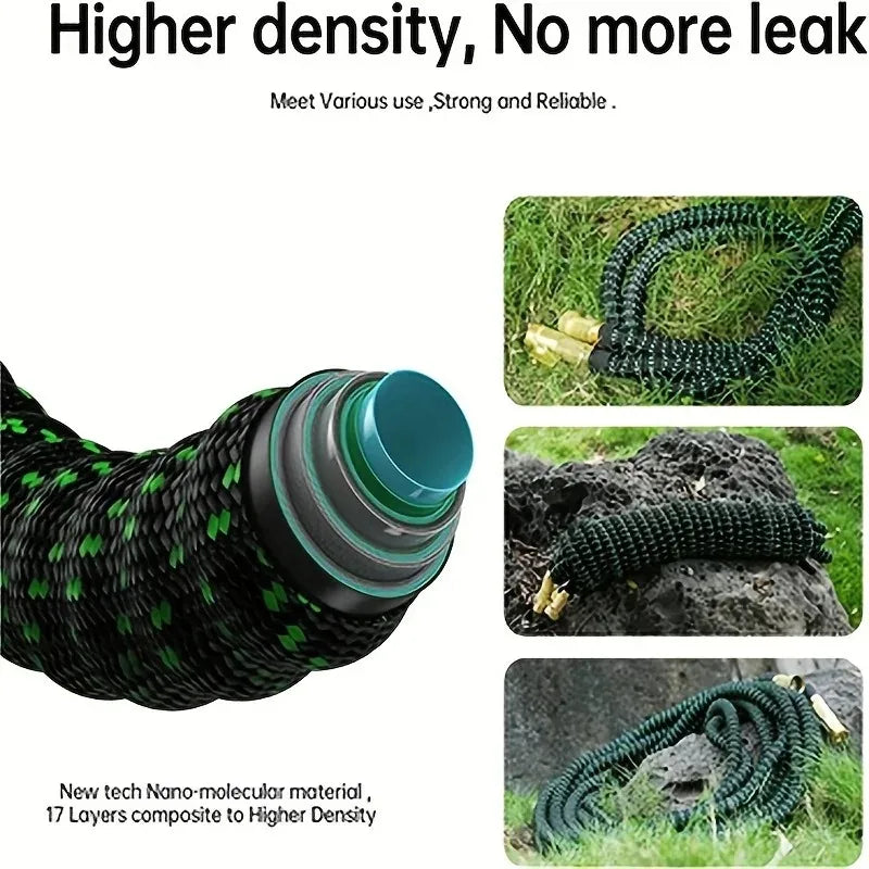 50FT/75FT/100FT Expandable Water Hose, Multifunctional Spray Nozzle