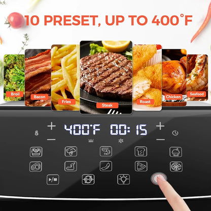 12.6Qt Air Fryer, Family Size Countertop Oven,