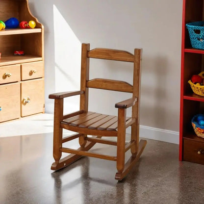 Kid's Comfy Wooden Rocking Chair