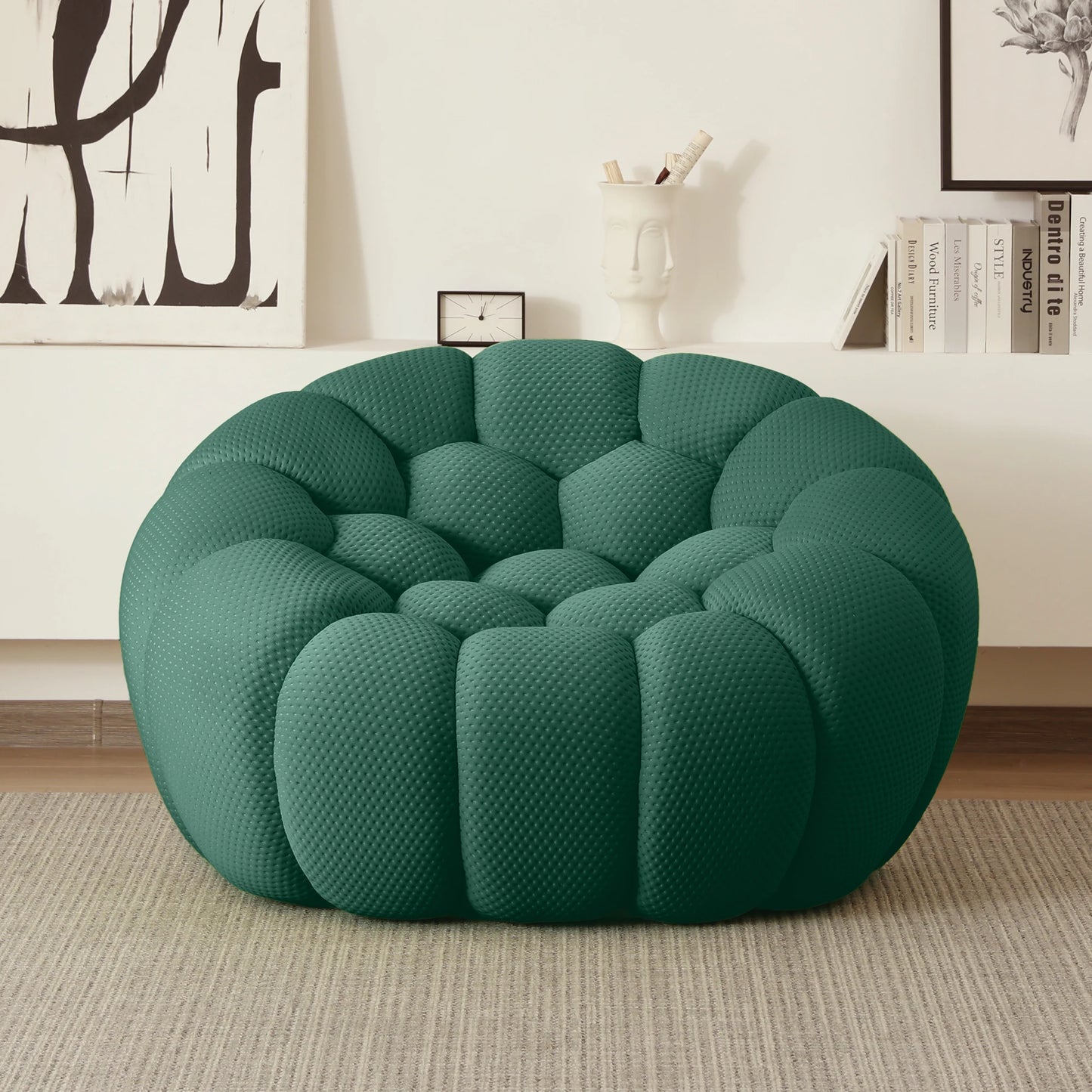49'' Oversized Boneless Bubble Couch, Chair