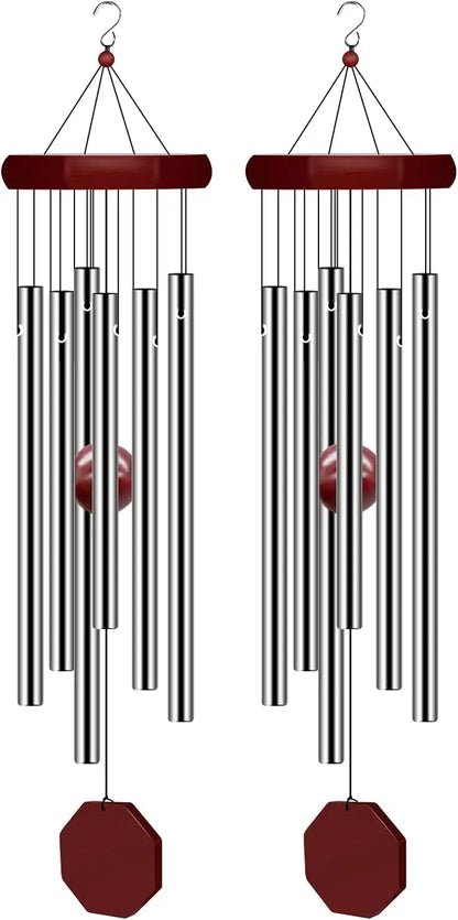 2pk Memorial Wind Chimes, Large Deep Tone