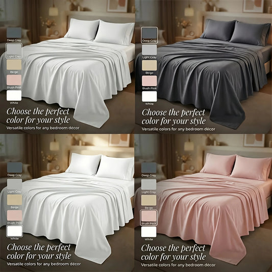 Cooling Bamboo Sheets Sets, All Sizes and California King