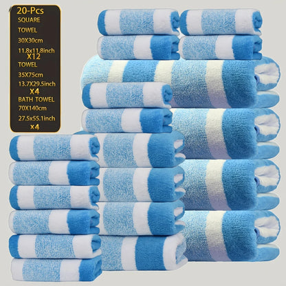 Ultra-Soft Coral Fleece Towel Set, Quick-Dry, Cozy Texture