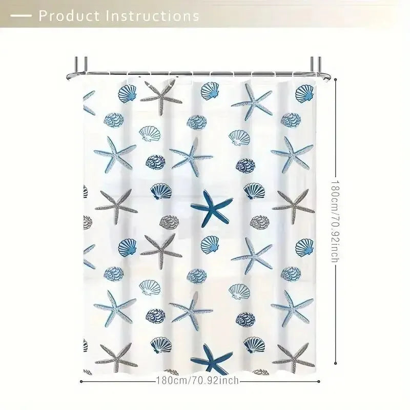 Waterproof Shower Curtain, Bathroom Partition