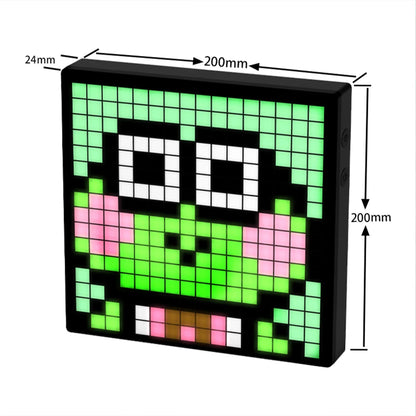 16"x16" Creative Pixel LED Pixel Display Night Light, Matrix Bluetooth Smart