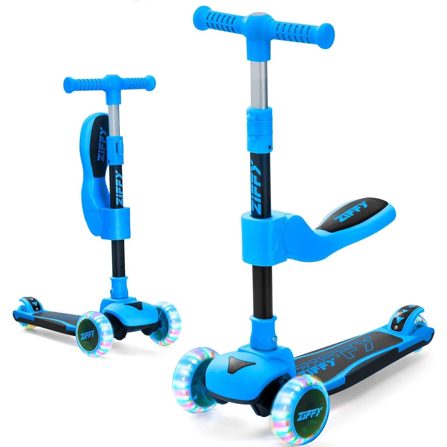 2 in 1 Toddler 3 Wheel Scooter, Adjustable Handlebars