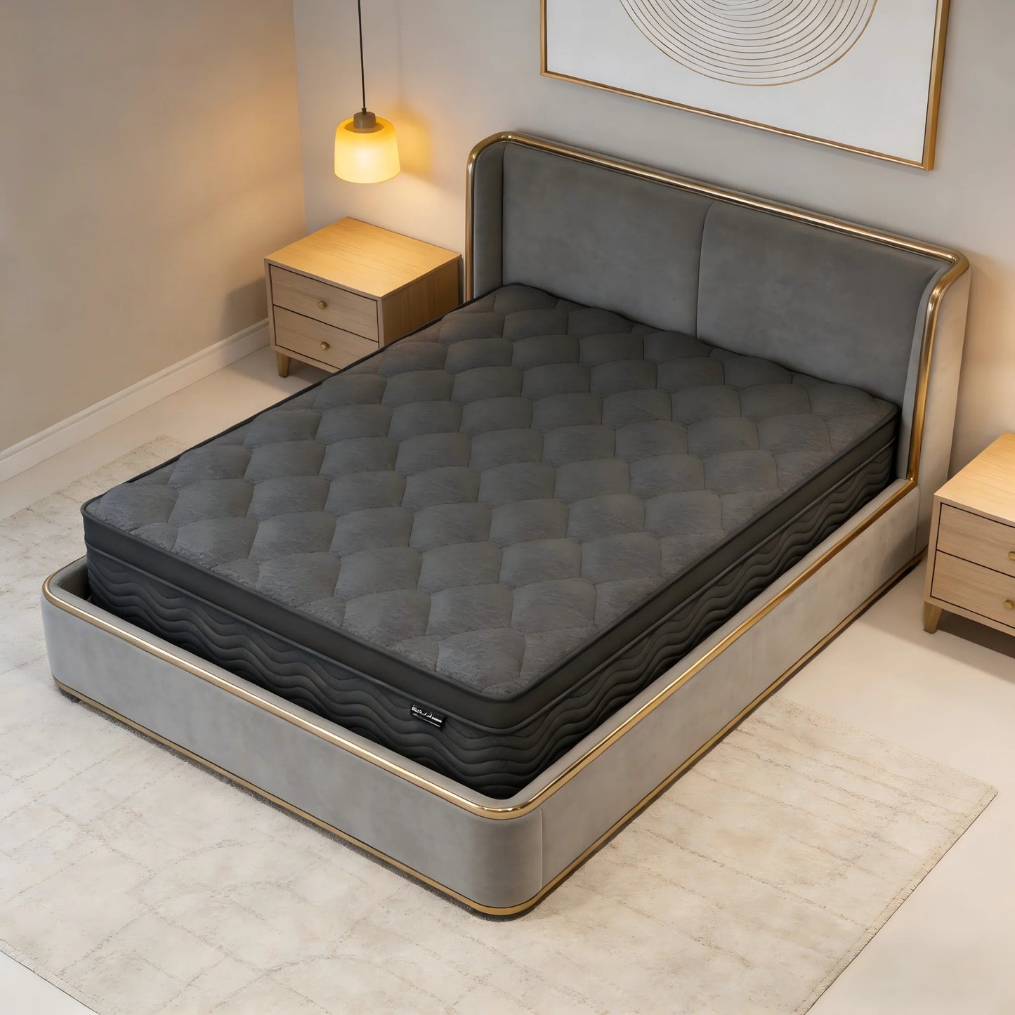 12" Premium Hybrid Mattress in a Box, King-Queen-Full
