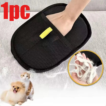 Clothes and Pet Dehairing Remover Glove, Washable