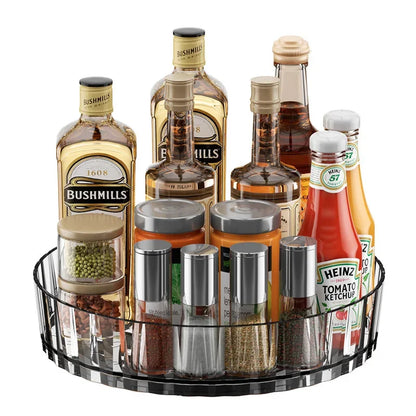 Rotating Spice Rack, Pantry Cabinet Turntable w/Base