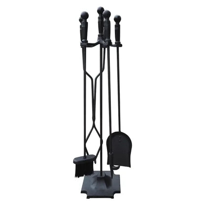 5pc Wrought Iron Fireplace Tools Set