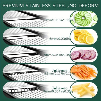 Kitchen Vegetable Cutter Perfect for Onions, Chips,