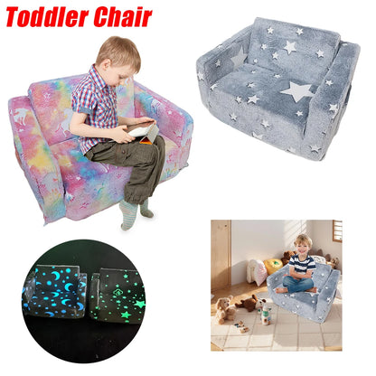 2 in 1 Kids Sofa, Comfy Toddler Chair