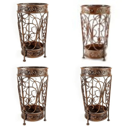 Super Quality Umbrella Holder w/Drip Tray, Antique Look