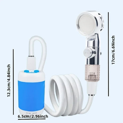 Portable USB Rechargeable Shower Head, Multi-Purpose Watering System,