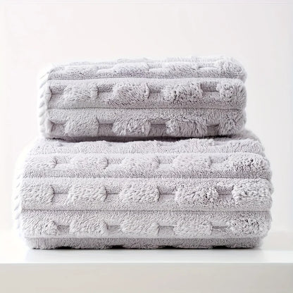 Coral Velvet Bath Towel, Thickened, Enlarged, Soft, Quick-Drying