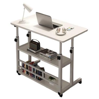 Multi-Layer, Adjustable Wooden Computer Desk Workstation