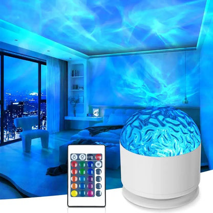 Starry Sky Night Light Projector with Rotating Stars, Soft Glow