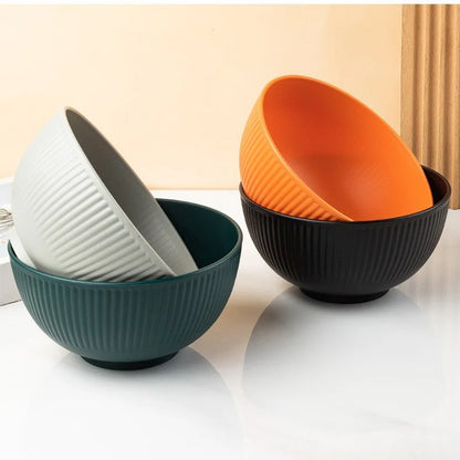 8pcs high-value anti-fall plastic bowls
