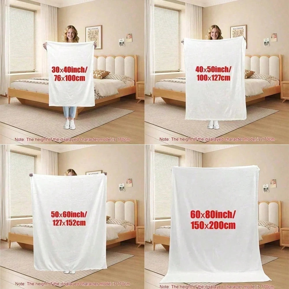 1pc Vintage American Football Player Print Throw Blanket