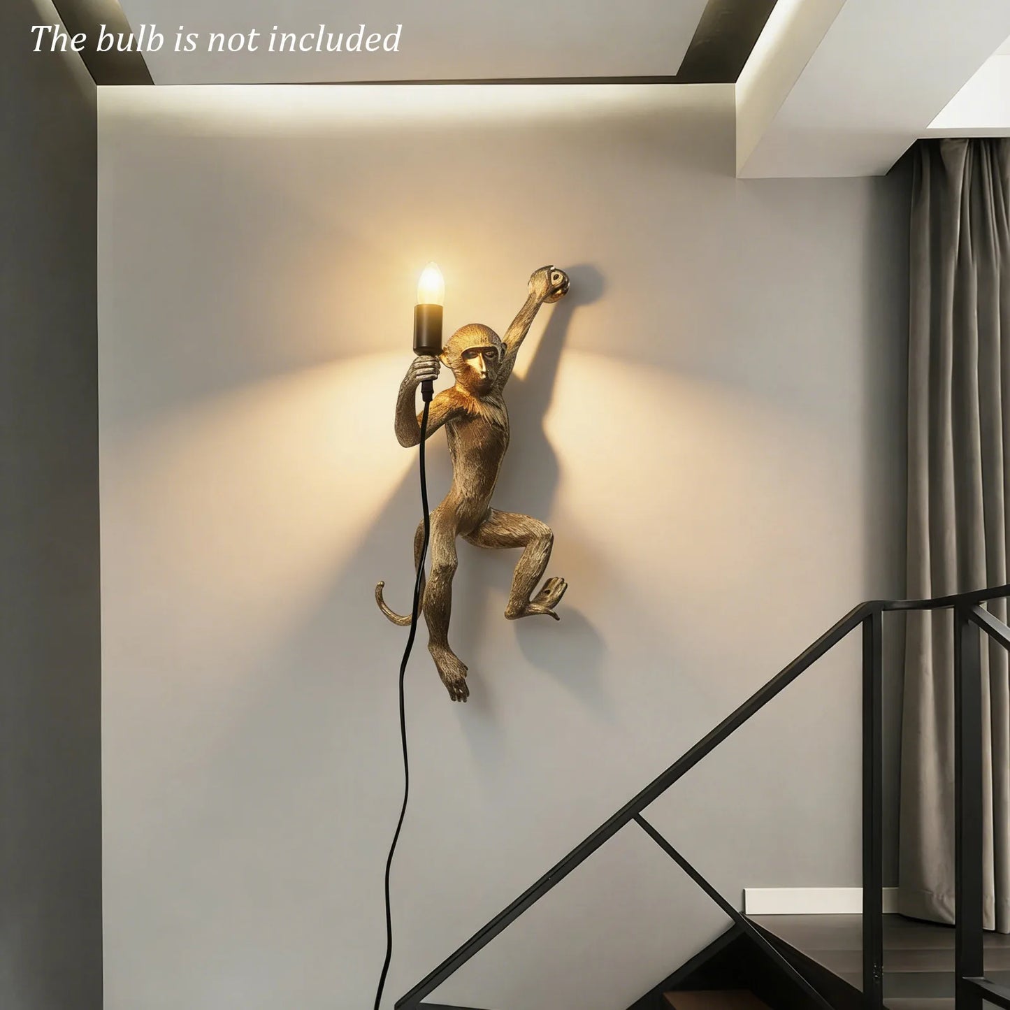 60w 110v Monkey Shape Wall Lamp