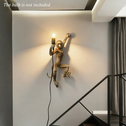 60w 110v Monkey Shape Wall Lamp