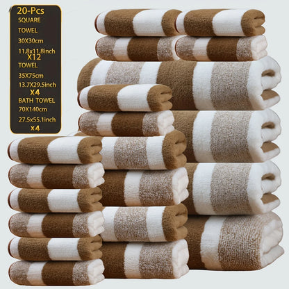 Ultra-Soft Coral Fleece Towel Set, Quick-Dry, Cozy Texture