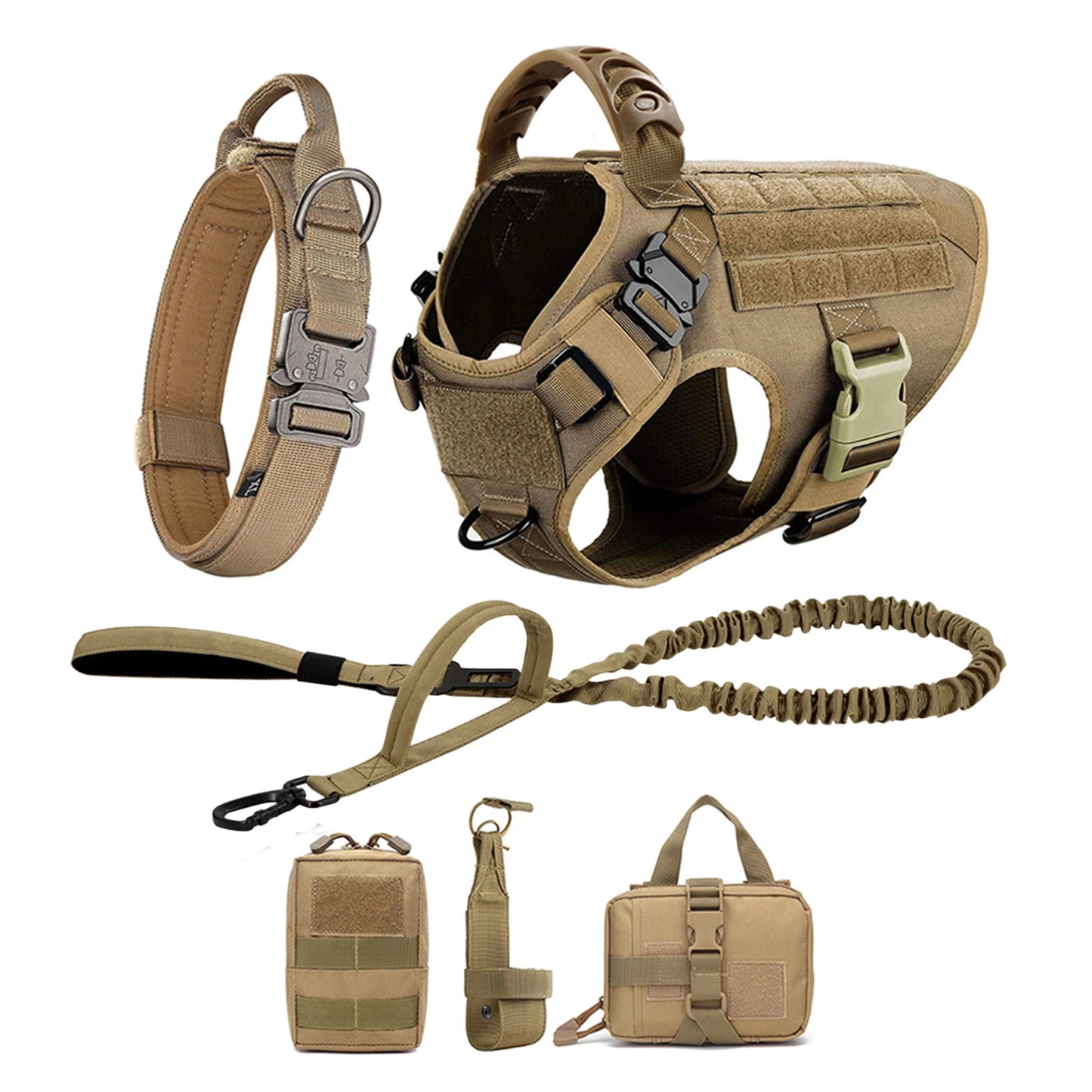 Various Size Dog Harness and Leash Set, Training Walking Vest