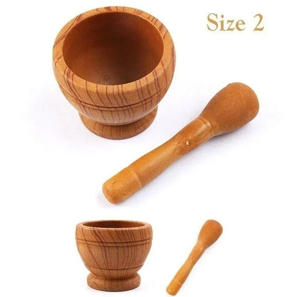 Pestle and Mortar Garlic Herb Spice Grinding Crusher