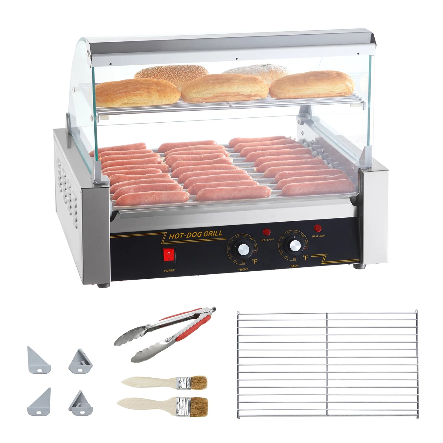 Hot Dog Roller, Electric Sausage Maker, Barbecue Grill Machine