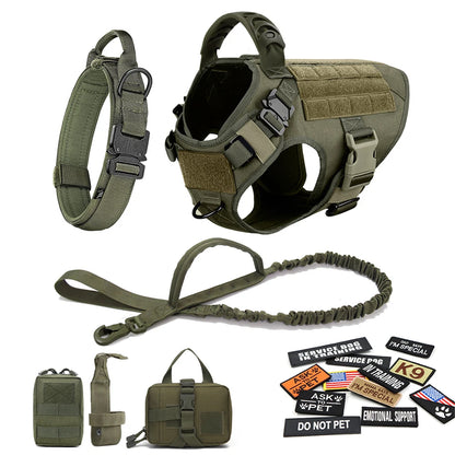 Training Vests, Tactical Dogs Harnesses w/Accessories
