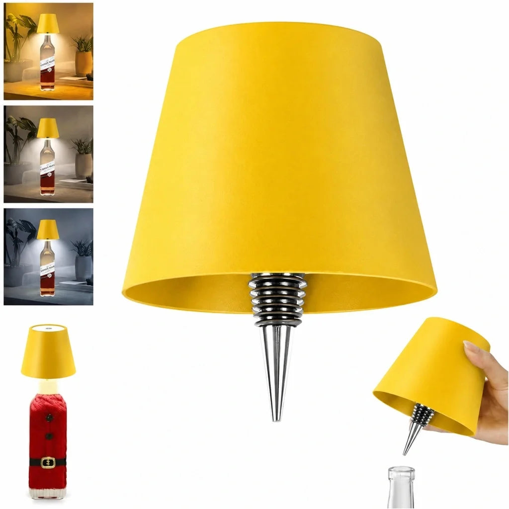 Wireless Touch Mini LED Lamp, Rechargeable Dimmable Warm Light