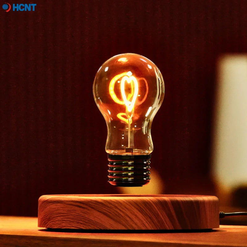 Levitating Magnetic Floating Light, Night Light Automatic Rotating Light